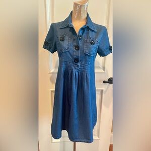 Kensie Cotton Denim Dress